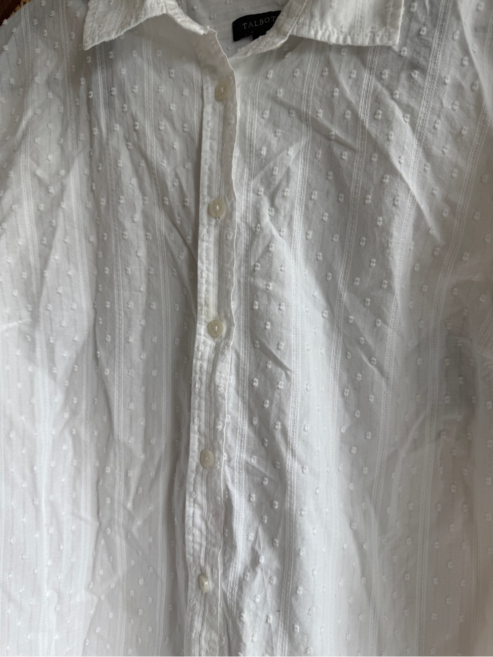 Talbots white button down - M - Picture 3 of 5